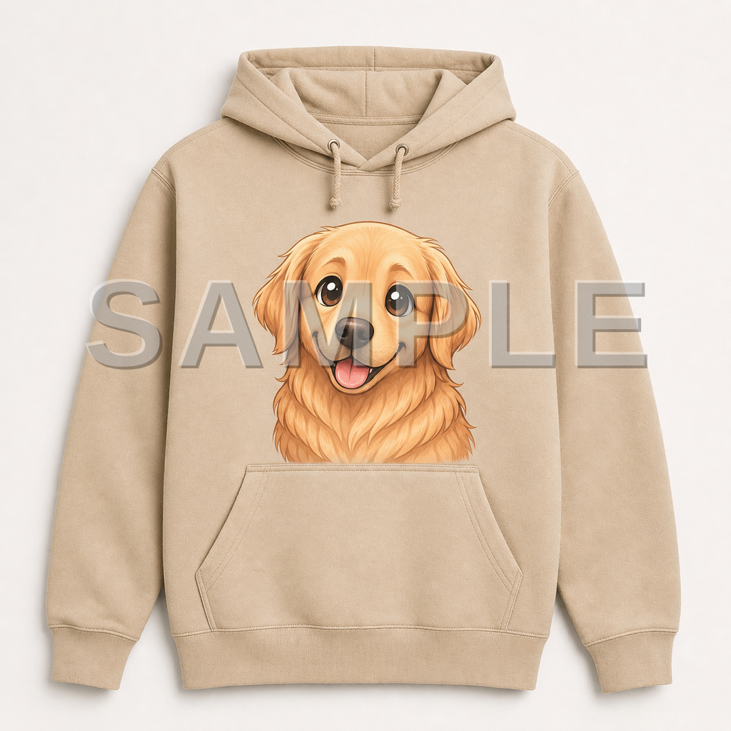 SAMPLE - hoodie-chibi-deformed - dog-golden--sand