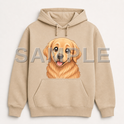 SAMPLE - hoodie-chibi-deformed - dog-golden--sand
