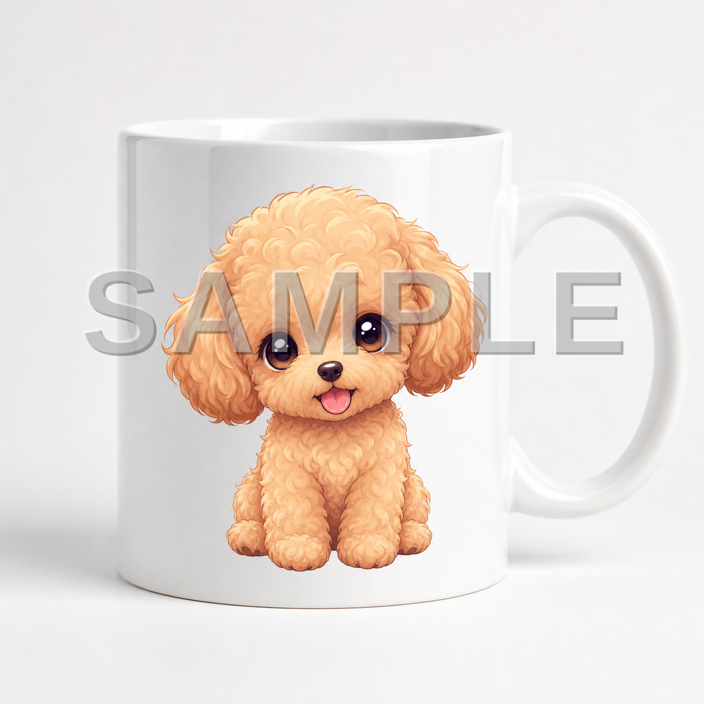 SAMPLE - mug-chibi-deformed - dog-toy-poodle