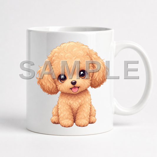 SAMPLE - mug-chibi-deformed - dog-toy-poodle