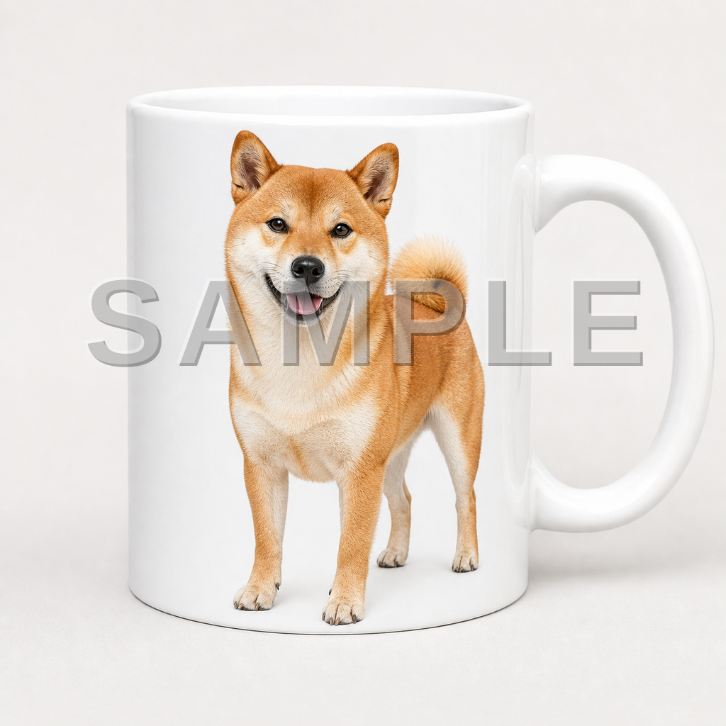 SAMPLE - mug-photorealistic - dog-shiba